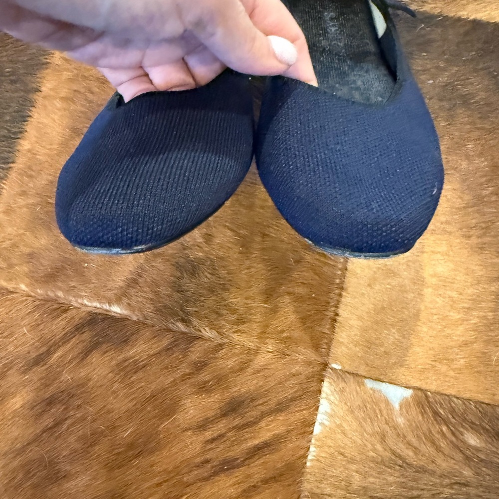 Rothy's Navy Mary Jane Flats with Strap - Picture 9 of 9